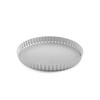 Chabrias Ltd Professional Silver Aluminium Loose Base Fluted Flan Tin,