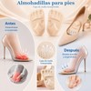 Almohadillas Metatarsianas Para Mujeres，Almohadillas Acolchadas De Bola De Pie，Transpirable, Suave