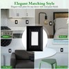 Beadboard Outlet Covers Wall Plates, Bamboo Fiber Light Switch Covers,