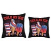 Cold As Ice Throw Pillow