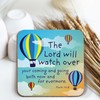 Christian Coasters, Pack of 6 cork coasters, The Lord will