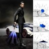 Reverse Durable Umbrella, Windproof and Reversible Double-Layer Inverted Umbrella for