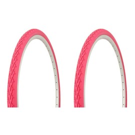 Lowrider Tire Set. 2 Tires. Two Tires Duro 700 x 35c Pink/Pink Side Wall DB-7044. Bicycle Tires, Bike Tires, Track Bike Tires, Fixie Bike Tires, Fixed Gear Tires