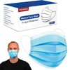 DR.MOXA Face Masks Disposable 100 Pack, PFE>95%, 3 Ply Protection