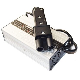 ScaAuto Yamaha Golf Cart Portable Charger 48V Battery Chargers 48 Volt Trojan Golf Cart Accessories Batteries Charger with G19/G22 Plug 2 Pin Handle for Yamaha Golf Cart