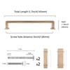 COTYKILEY 10 Pack 5 Inch(128mm) Champagne Bronze Kitchen Cabinet Handles