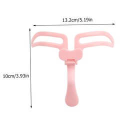 SAFIGLE Portable Foldable Eyebrow Stencil Kit Handheld Eyebrow Makeup Tool for Precise Shaping for Beginners and Professionals DIY Beauty Supplies