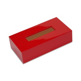 Tatsu-Craft Tissue Box Case Color R Red Tissue Case Car Stylish Cute White White Slim Tissue Cover Tissue Box Case Holder Tissue Box Case Tissue Box Tissue Box Cover Tissue Box Holder Tissue Box