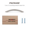 homdiy 10 Pack Brushed Nickel Cabinet Pulls 6 1/4 Inch