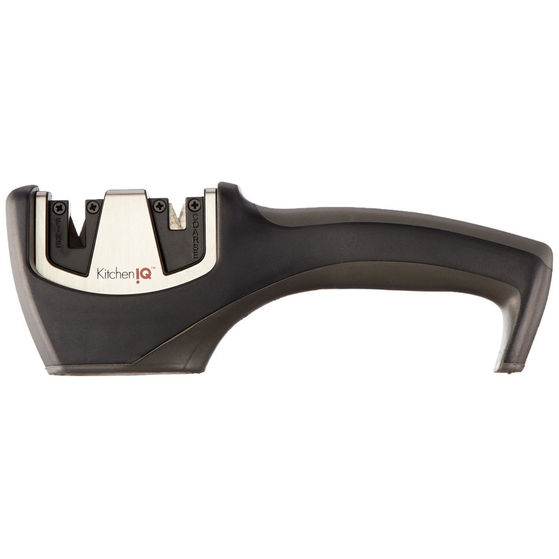 KitchenIQ 50032 Carbide Ceramic Pull-Thru Knife Sharpener