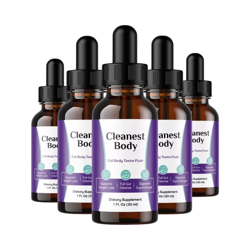 Cleanest Body (5 Pack) Cleanest Body Drops, Clean Body Drops