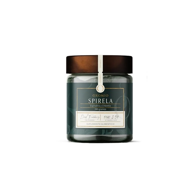 Spirela en POLVO de OXOMIO - Espirulina y Chlorella Orgánicas