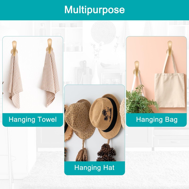 sourcing map 2Pcs Curtain Holdback, Aluminum Alloy Wall Mounted Drapery