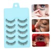 Baluue 5 Pairs Long False Eyelashes Natural Look Eyelashes Makeup