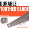 18” Hand Saw for Wood Cutting, 6 TPI Fine Cut,