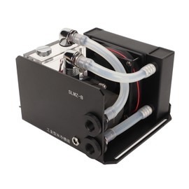 CPU Water Cooler Pump, 600L H PC Water Cooling Integrated Mute, Aluminum Heat Exchanger Liquid Cooling Radiator Heat Sink with Fans for CPU PC Water Cool System