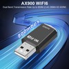 Vesaneae USB Bluetooth WiFi 6 Adapter for PC, Dual Band