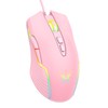 PHNIXGAM Wired Gaming Mouse, Ergonomic RGB Computer Mouse with RGB