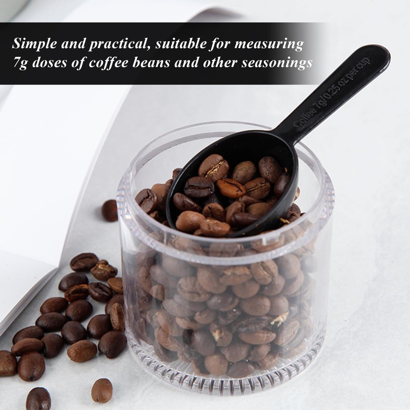 HINFHI 20 Pieces of Coffee Bean Plastic Measuring Spoon, 7g