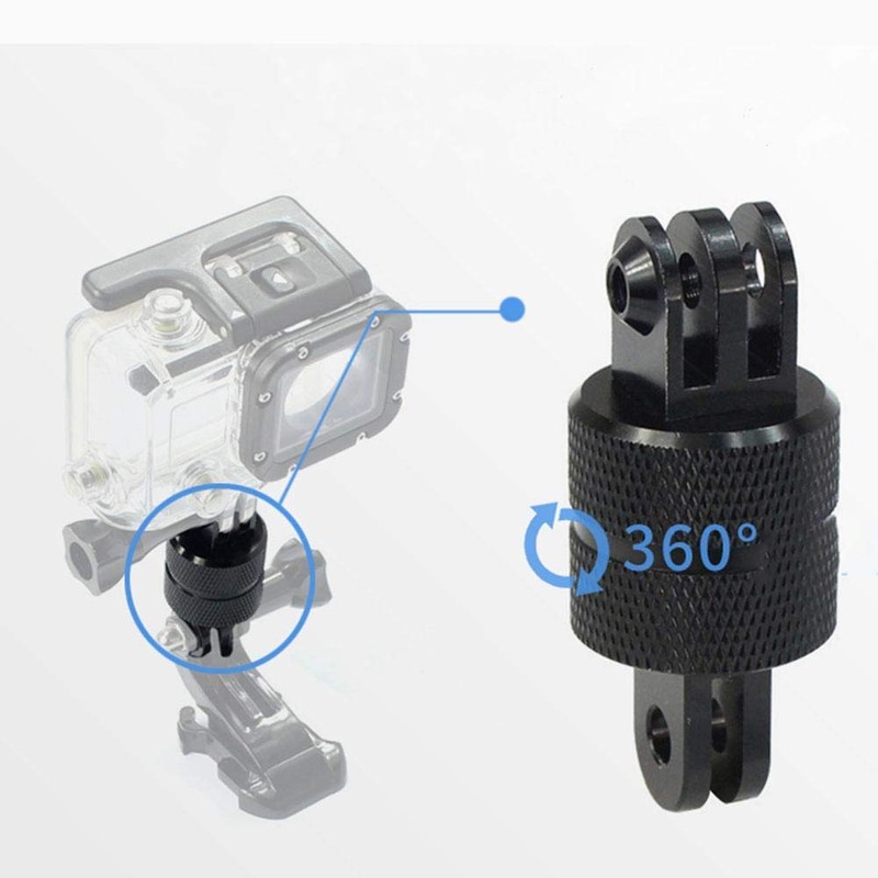 Topiky 360 Degree Swivel Rotating Aluminum Alloy Pivot Arm Mount