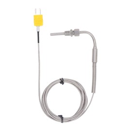 Thermocouple K Type 0‑600℃ 5x80mm 1/8in NPT 2m Wire Male Plug Temperature Sensor Probe