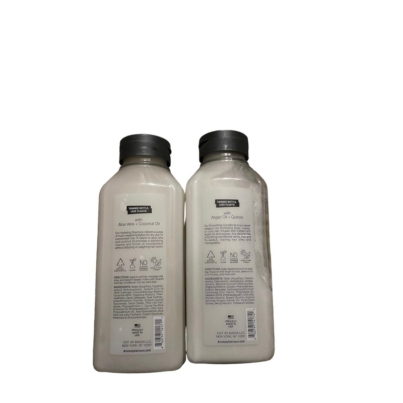Anomaly Shampoo & Conditioner Set Eco Friendly Sustainable Packaging -