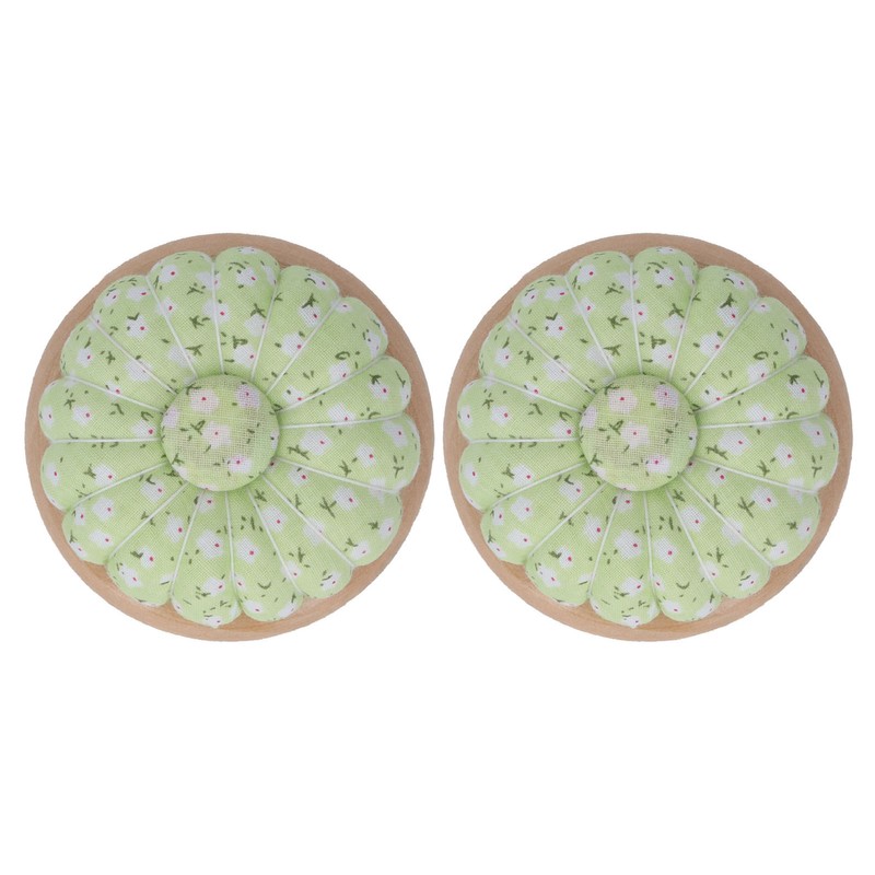 2PCS Sewing Pin Holder Magnetic Button Pumpkin Shape Sewing Needles