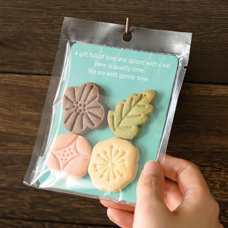 Heads JAR-CKM1 Cookie Mold Set, 6 Pieces, Jardin de Fleurs