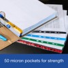 SUMMIT 100 Multi-Colour Punched Pockets A4