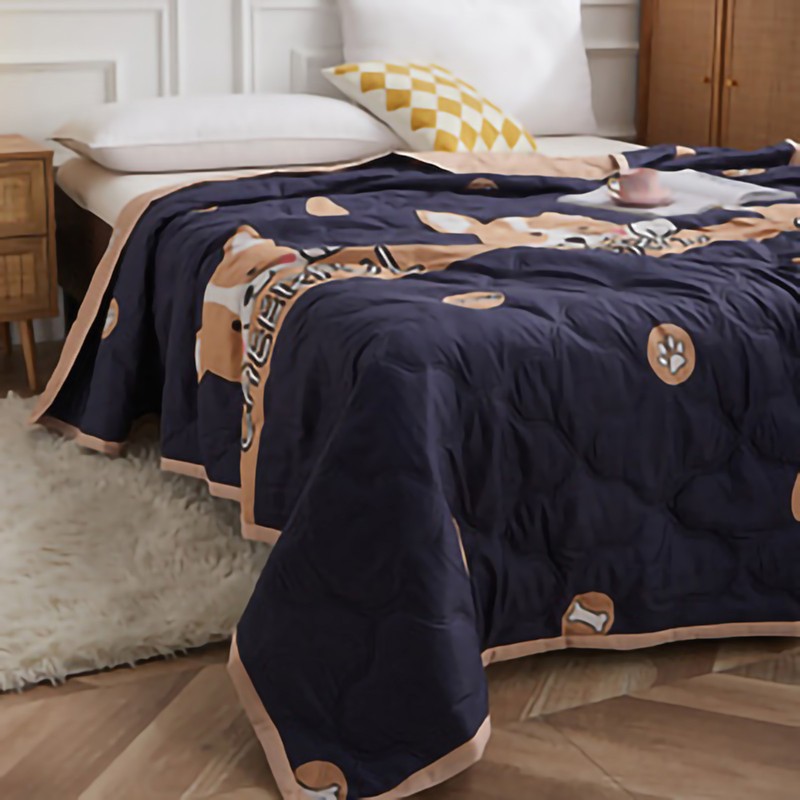 Summer Air Conditioner Quilt Machine Washable Soft Breathable Portable Air