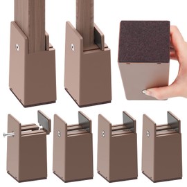 GAGUIUP Table Legs Height 3.9 inches (10 cm), Set of 4, Height Adjustment, Kotatsu