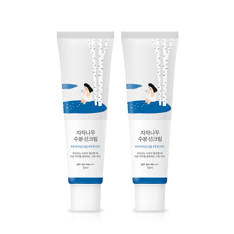 Round Lab Birch Moisture Sun Cream 50ml Set of 2