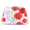 W1003210 Round Pouch (Large) Scarlet Poppy Makeup Pouch, Stylish, Cute