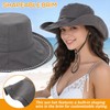 EINSKEY UPF 50+ Women's Sun Hat, Waterproof Wide Brim Bucket