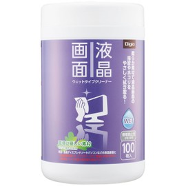 Digio 液晶画面用 ウェットタイプクリーナー ボトルタイプ・100枚 DGCW-B3100