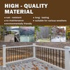 HYPERGIANT 56 Pack 36" Aluminum Deck Balusters,3/4" Round Deck Railing