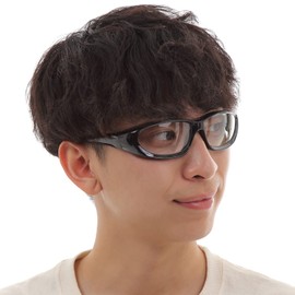 Pollen Disease Glasses, Unisex, Anti-Fog Lenses, Includes Case, Anti-Splash, Pollen Protection, Pollen Protection, Glasses, Goggles, Eye Guard, Eye Guard, No Prescription, Anti-Fog, UV Protection, UV Protection, Unisex, Black