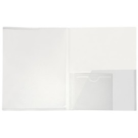 Lion Clear Plastic Presentation Folders with CD pocket, 2 EA/Pack, 1 Pack (52100-CR)