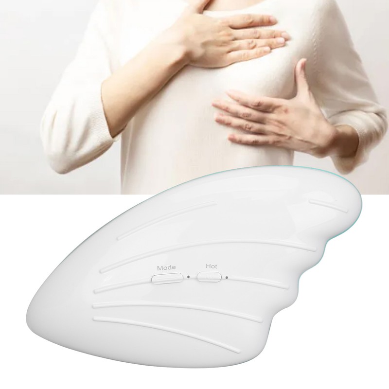 Warming Lactation Massager 6 Vibration Modes 3 Heating Modes Relieve