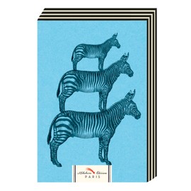 Alibabette Editions Paris ABZB002 Zebra Art Book, 224 Black and White-Pages, 8.25x5.7-Inches