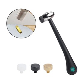Perfeclan Jewelry Hammer Jewelry Working Tool Professional Metal Stamps Hammer Mallet Hammer Stamping Hammer for Blacksmiths Goldsmith