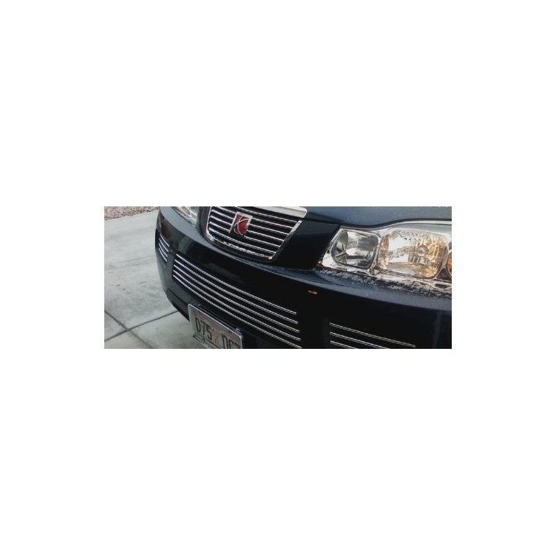 312 Motoring fits 2006-2007 Saturn VUE Upper/Lower Chrome Grille Grill