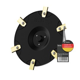 beos® Premium Robotic Lawnmower Tuning - Blade Plate for 6 x Blades - Segway Navimow H Series - Fibreglass Reinforced Blade Disc - Diameter 184 mm - Turntable Compatible with H Series H500 | H800 |