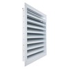 Fits 18x18 Wall Opening Anodized Aluminum Exterior Wall Vent by