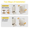 Heavy Duty Hidden Door Hinge - 600LB Load Bearing, 360°