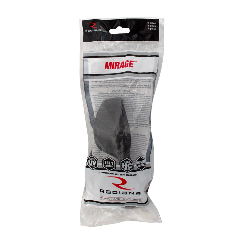 Radians Smoke Safety Glasses, Anti-Fog, Scratch-Resistant