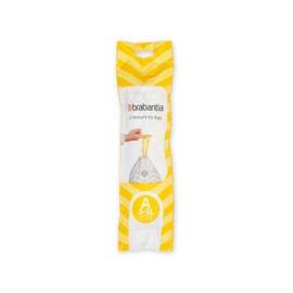 Brabantia 311727 Bolsas de Basura 3 l, Tipo A, 20 Unidades