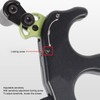 4 Finger Archery Release Aid Grip Adjustable Aluminum Alloy Compound