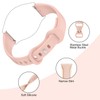 Lzwldan 3 Pack Slim Silicone Watch Bands, 20mm 22mm Quick