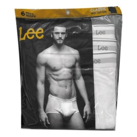 Lee Men’s Underwear ONE 6 PK Soft Cotton Briefs Ultimate Comfort & ALL SIZES! - 40